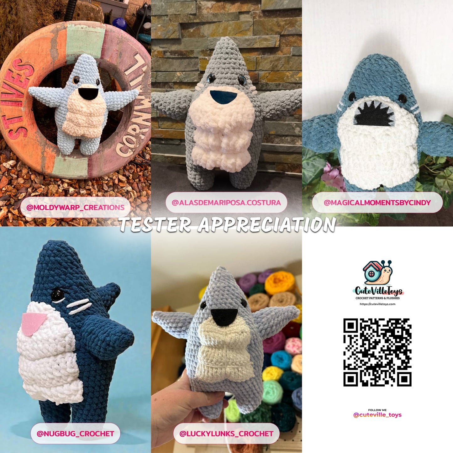 Strong Shark Crochet Pattern