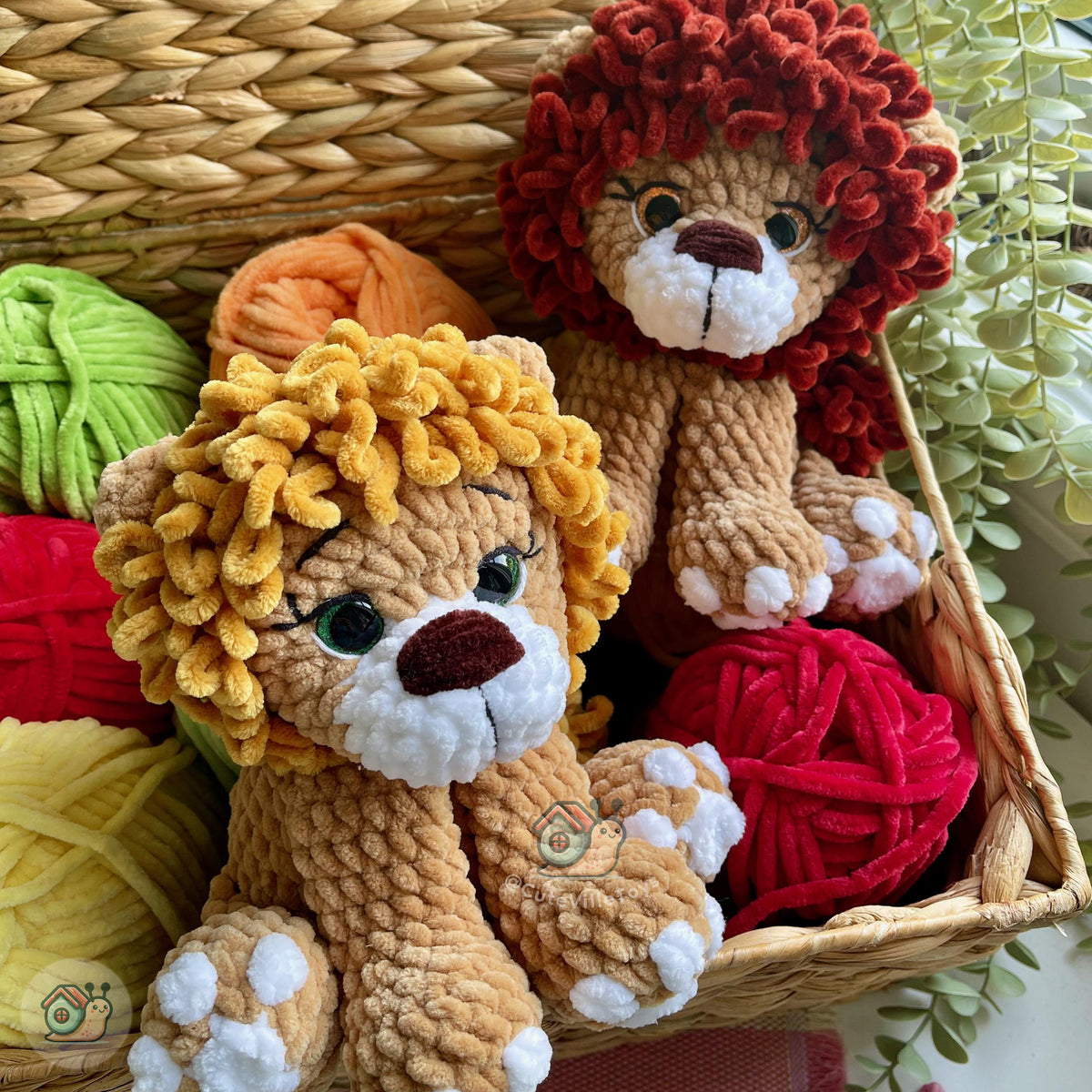 Percy the Lion Crochet Pattern