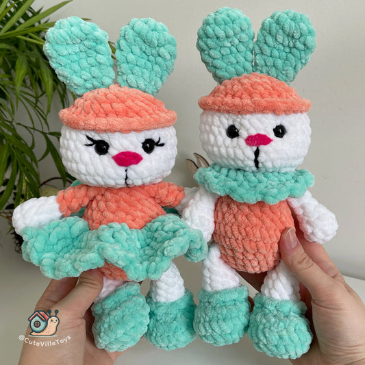 Carrot Bunny 2-in-1 Crochet Pattern