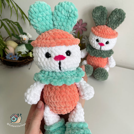 Carrot Bunny 2-in-1 Crochet Pattern
