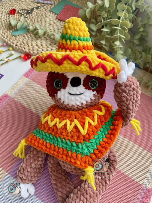 Happy Sloth Crochet Pattern