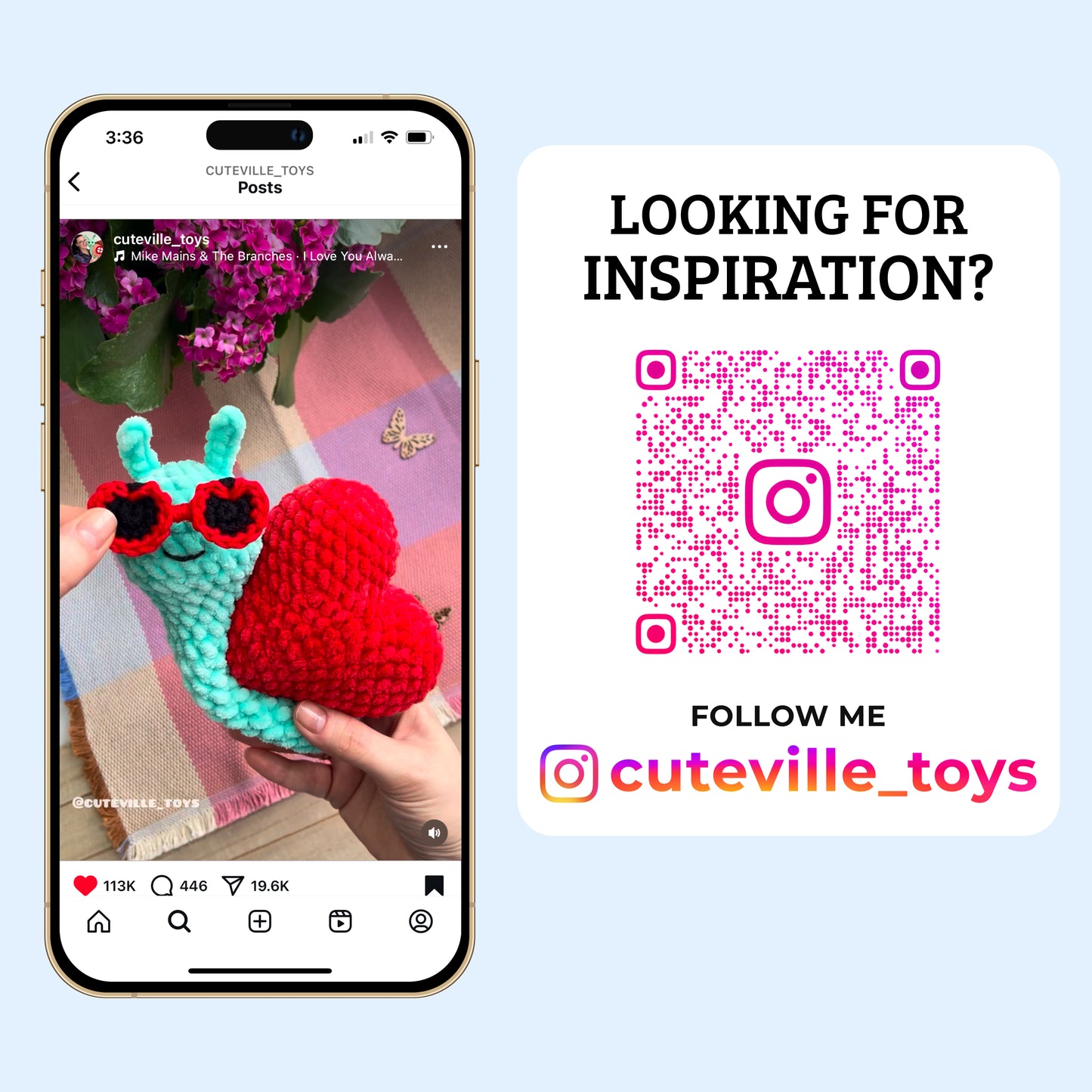 Romantic Snail Crochet Pattern