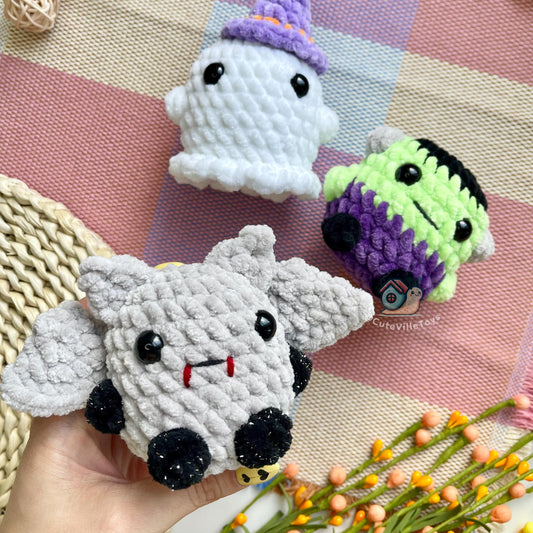 Tiny Halloween Friends Crochet Pattern