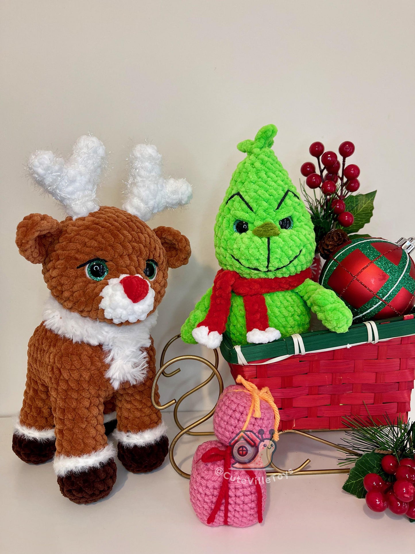 Santa & Grinch Crochet Pattern Set