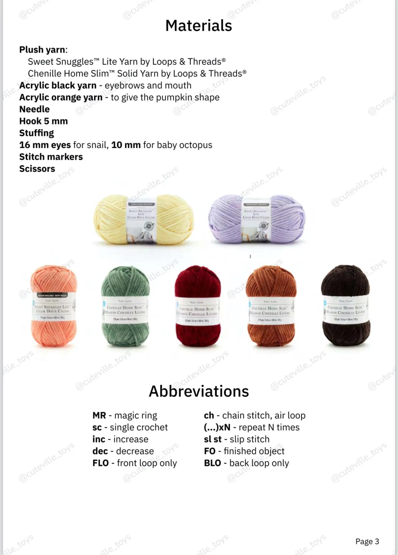 Pumpkin Snail Crochet Pattern