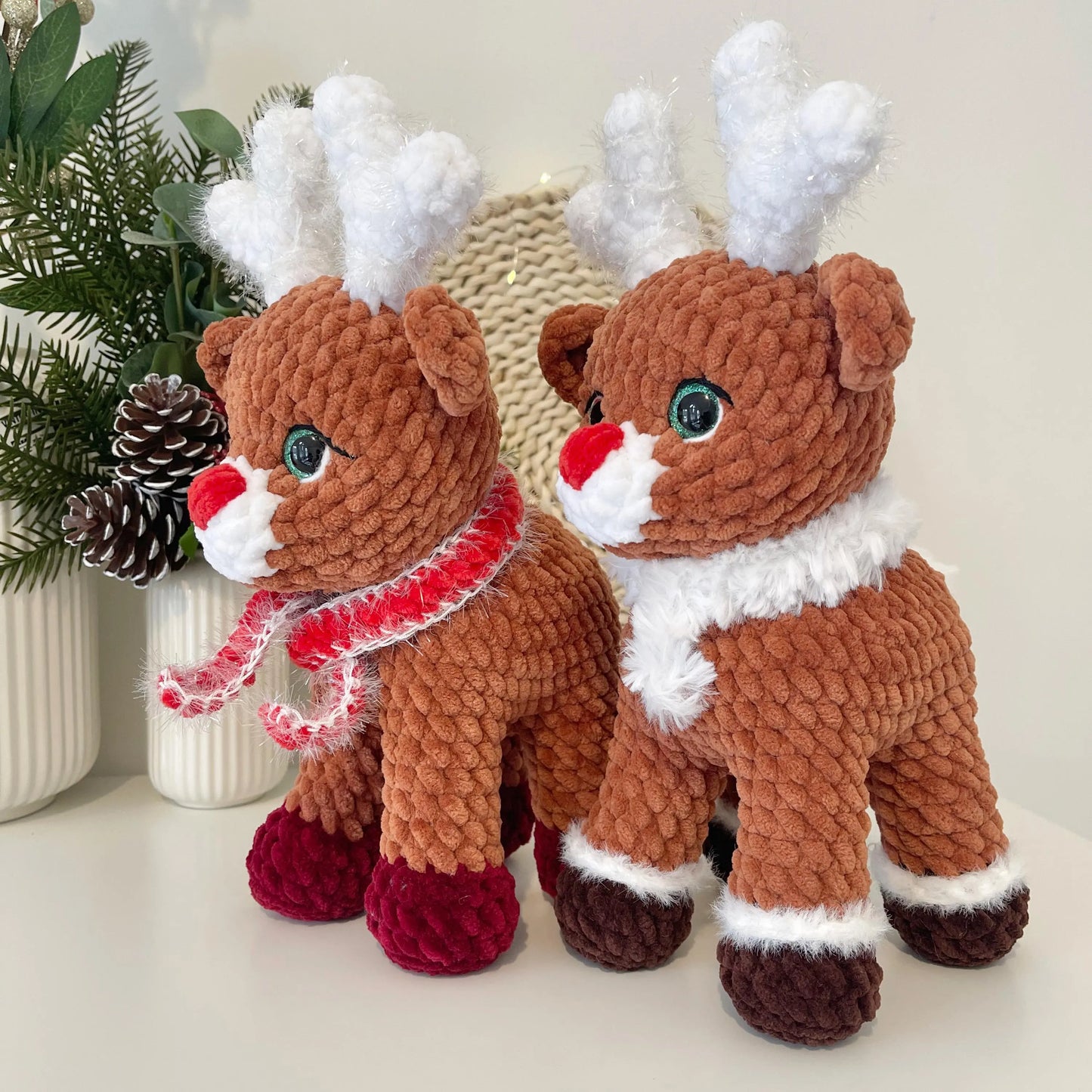 Reindeers 2-in-1 Crochet Pattern