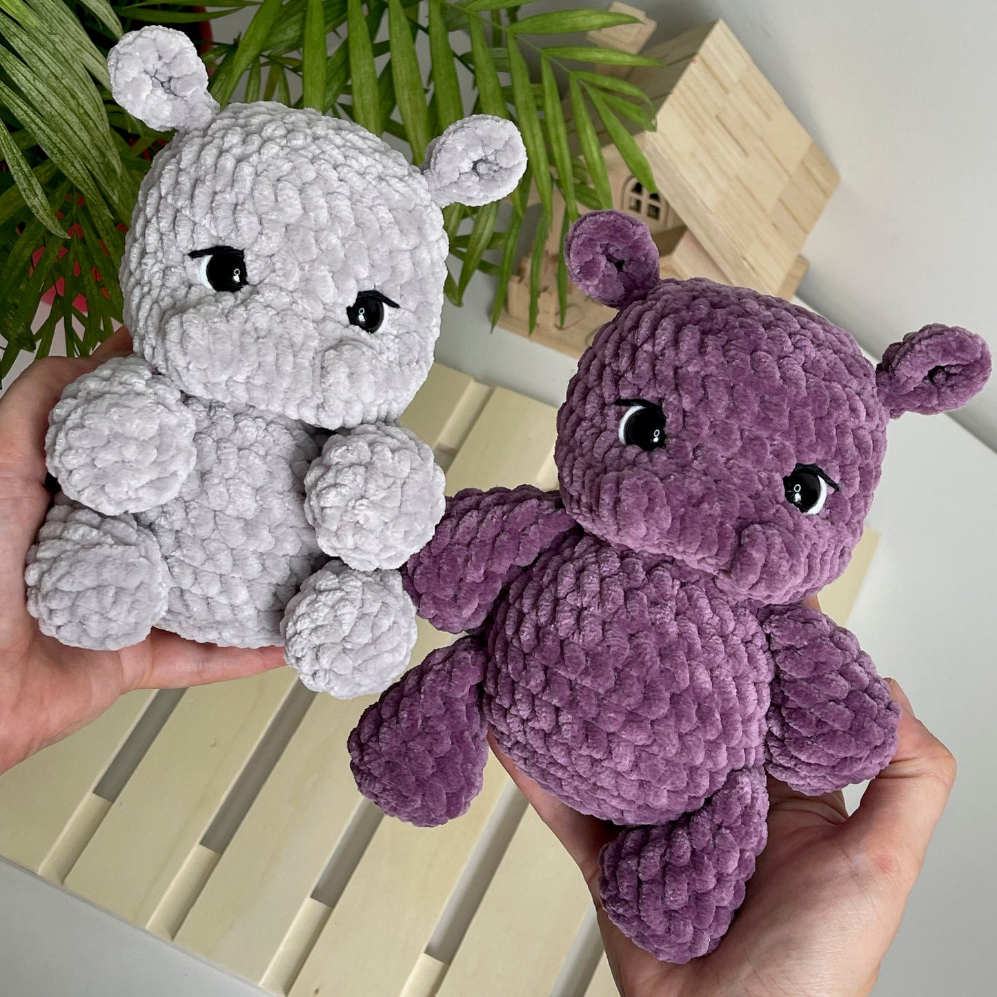 Hippo Crochet Pattern