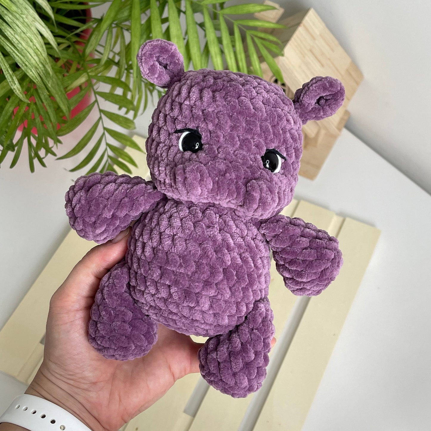 Hippo Crochet Pattern