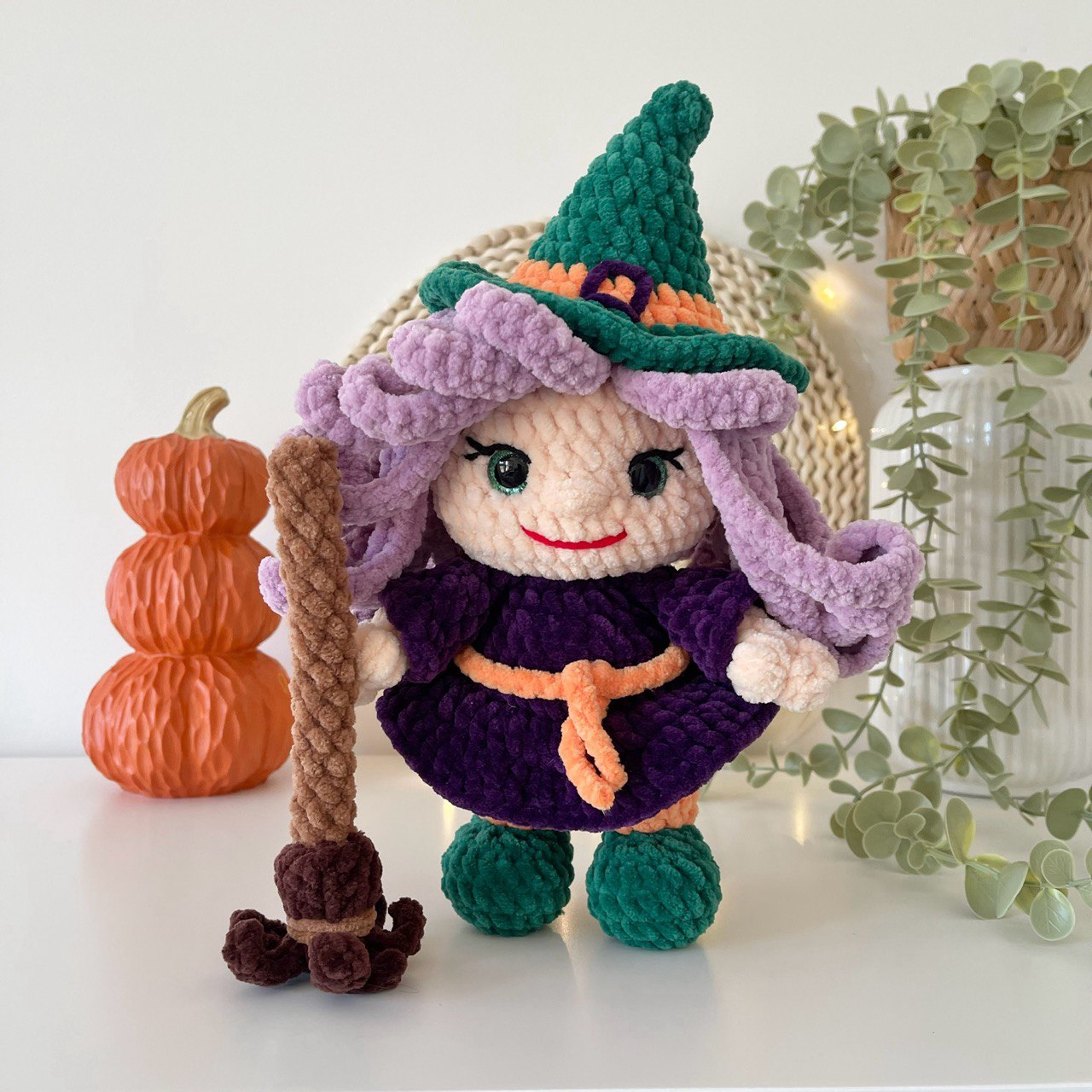 Cute Witch Crochet Pattern