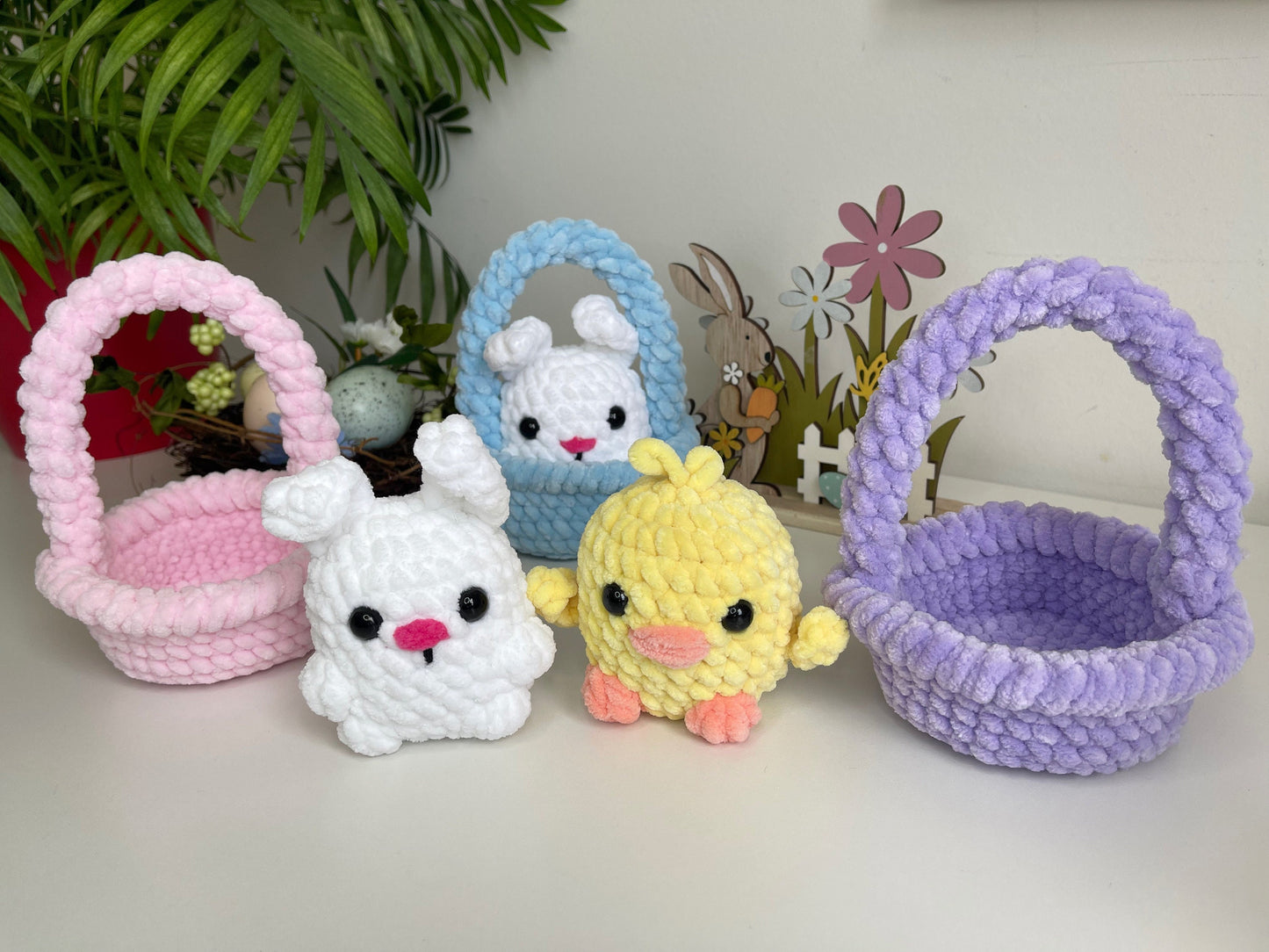 Cutie in a Basket 2-in-1 Crochet Pattern