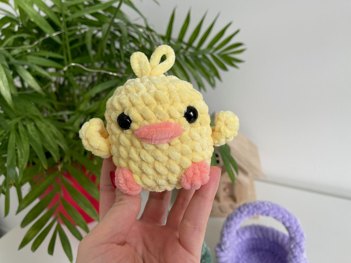 Cutie in a Basket 2-in-1 Crochet Pattern