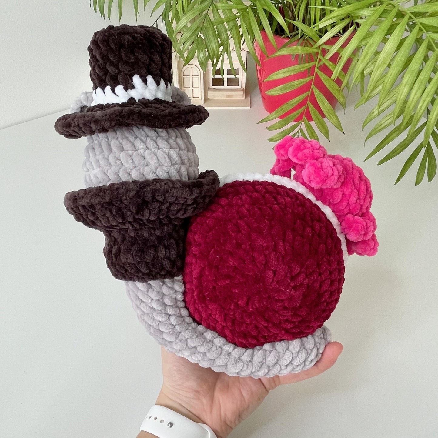 Vampire Snail Crochet Pattern