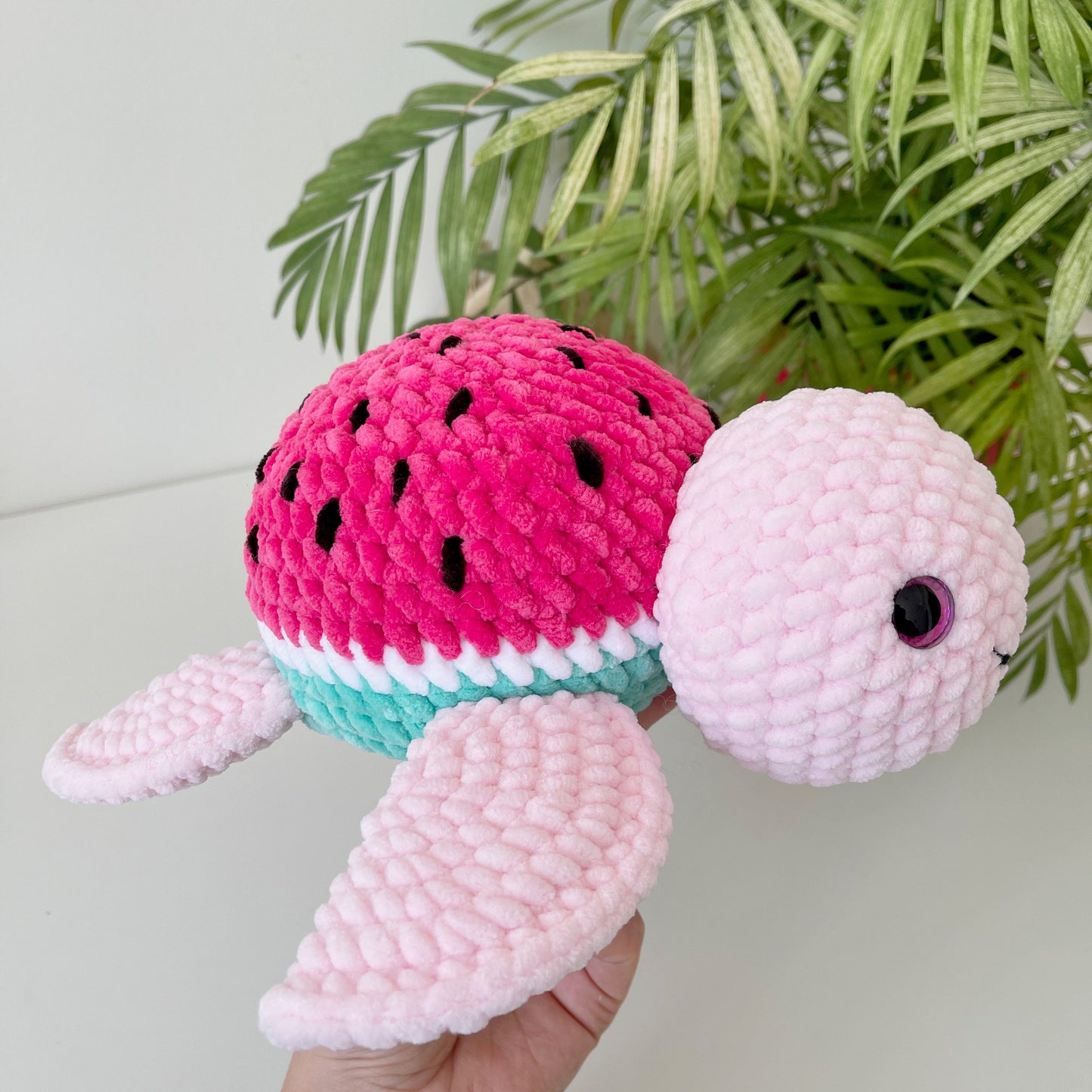 Watermelon Turtle Crochet Pattern