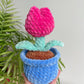 Tulip in a Pot Crochet Pattern