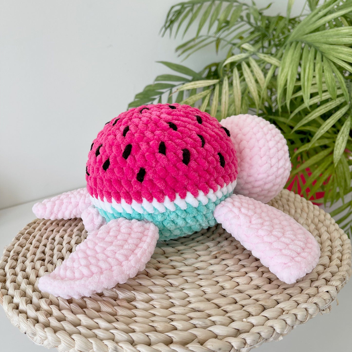 Watermelon Turtle Crochet Pattern