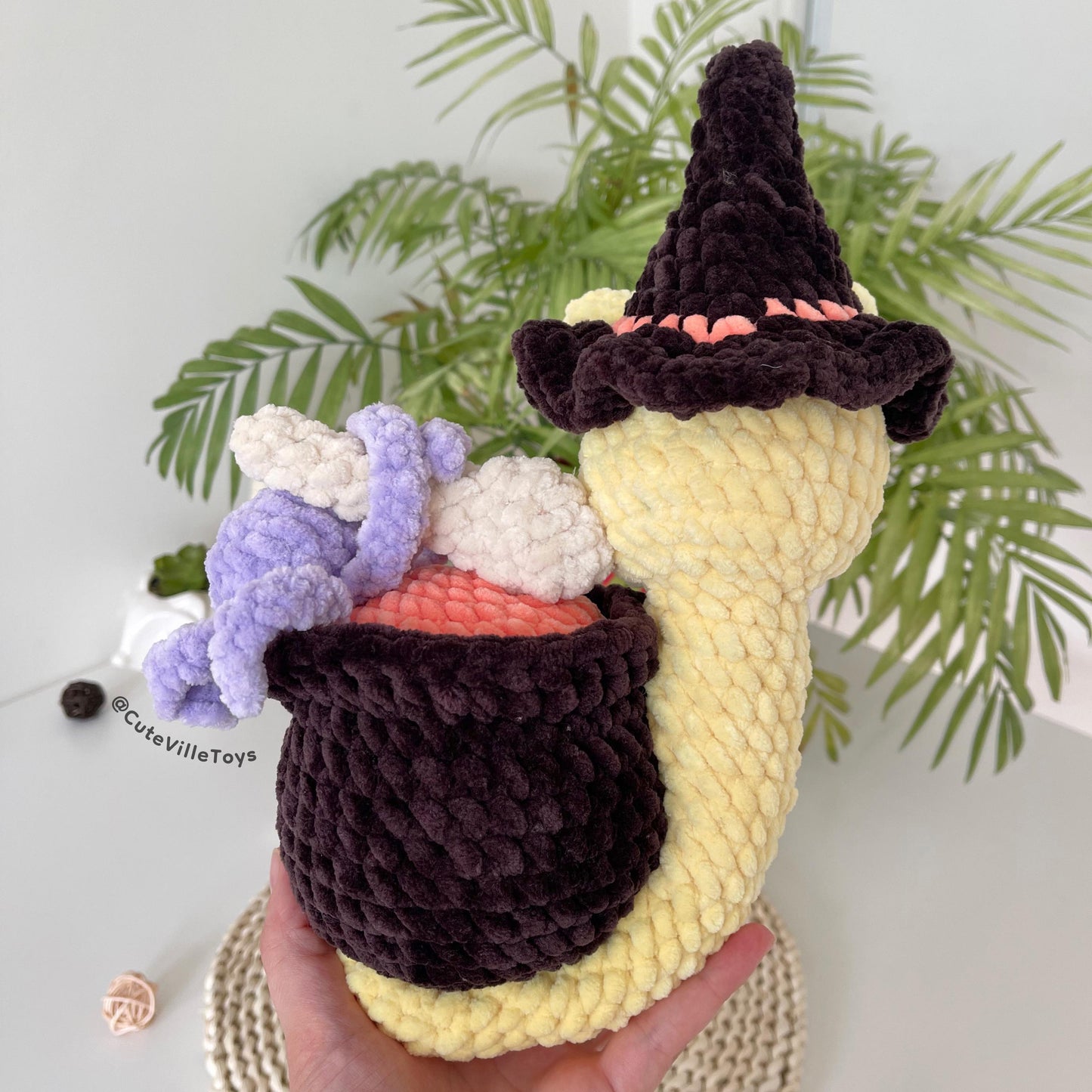 Witch Snail Crochet Pattern