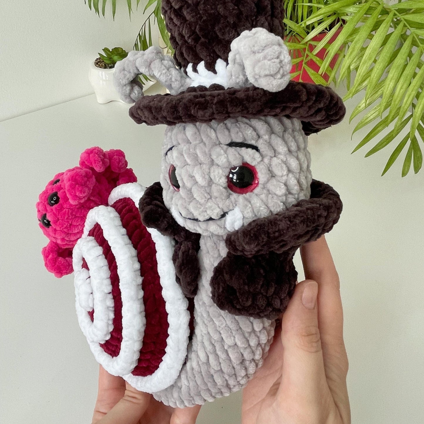 Vampire Snail Crochet Pattern