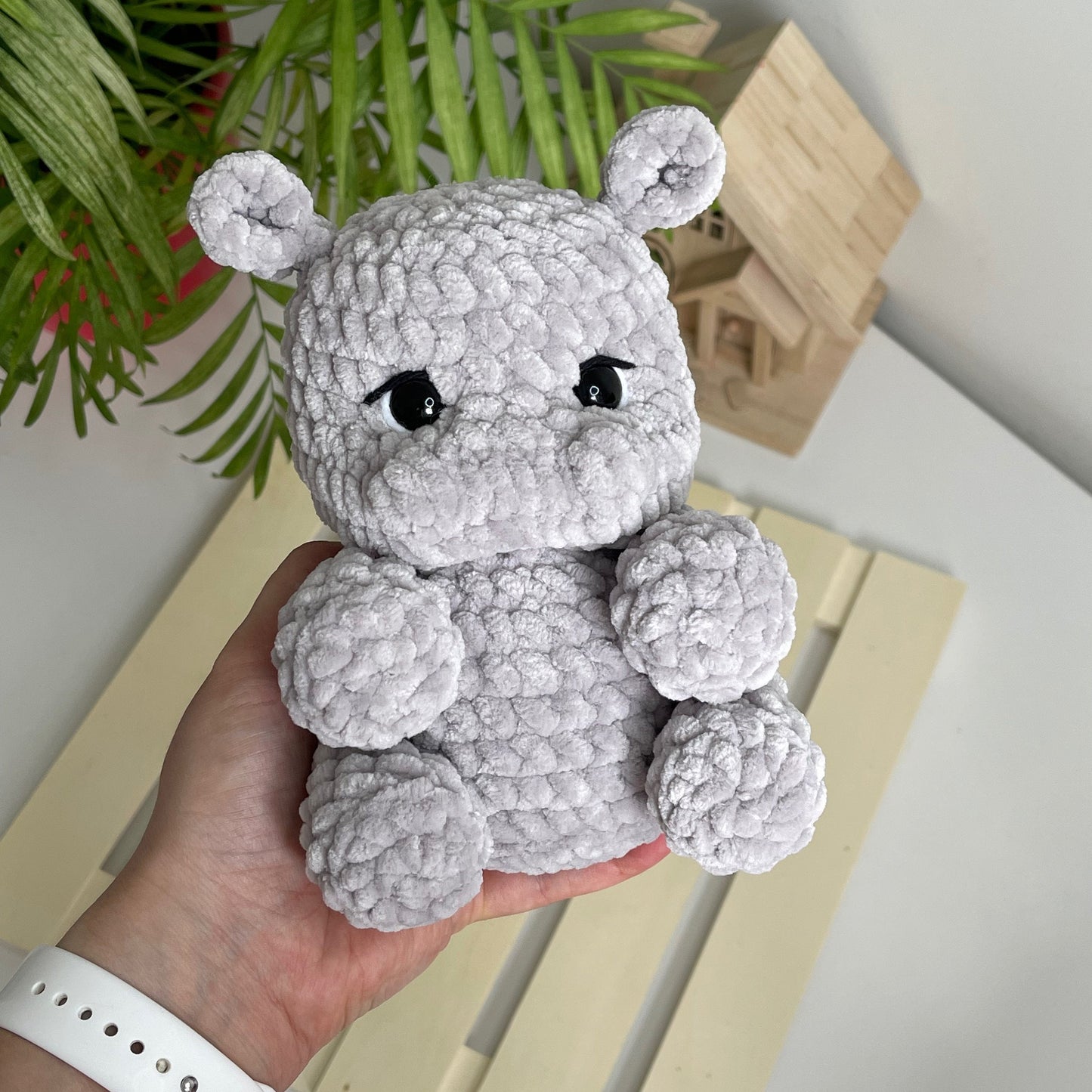 Hippo Crochet Pattern