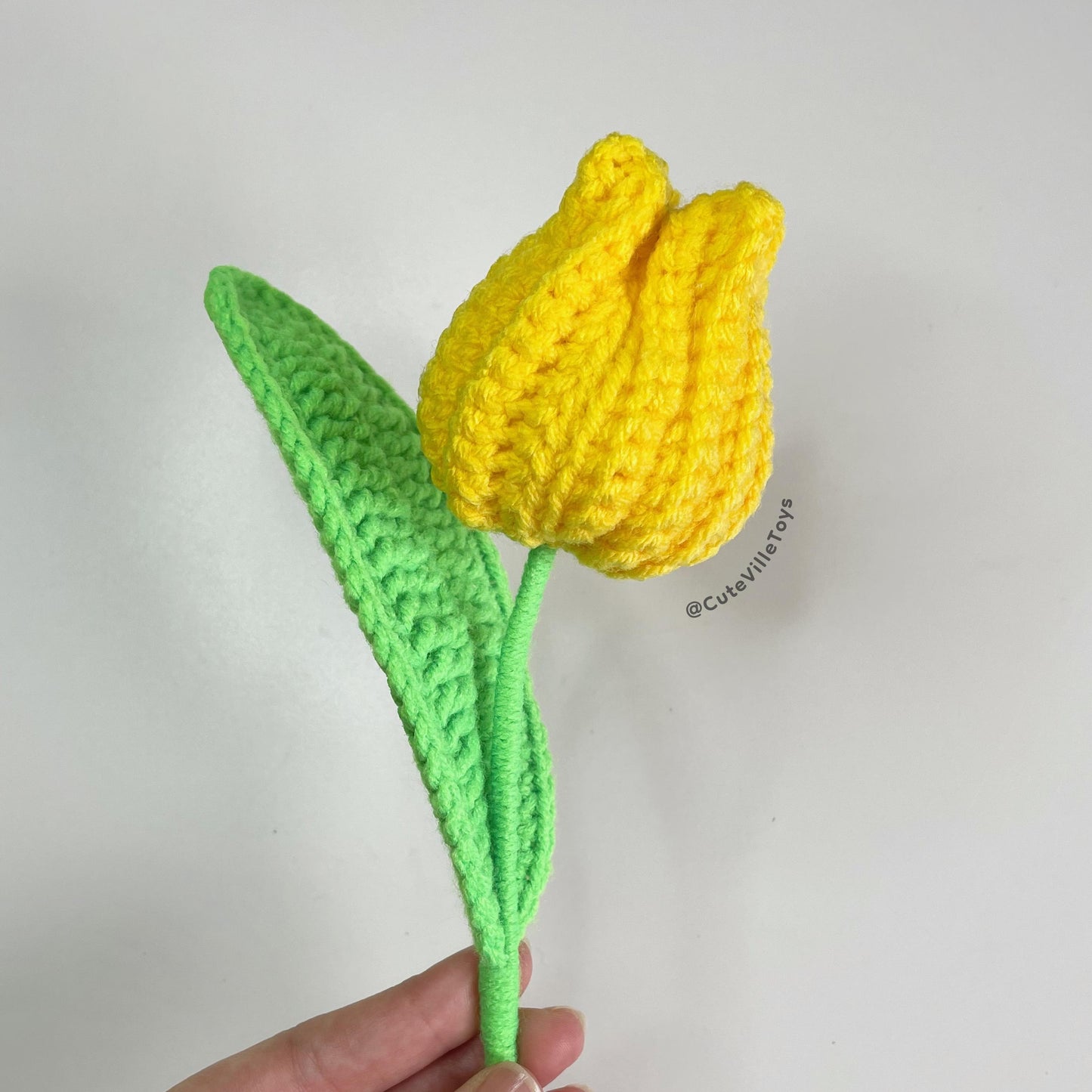 Tulips in Vase Crochet Pattern