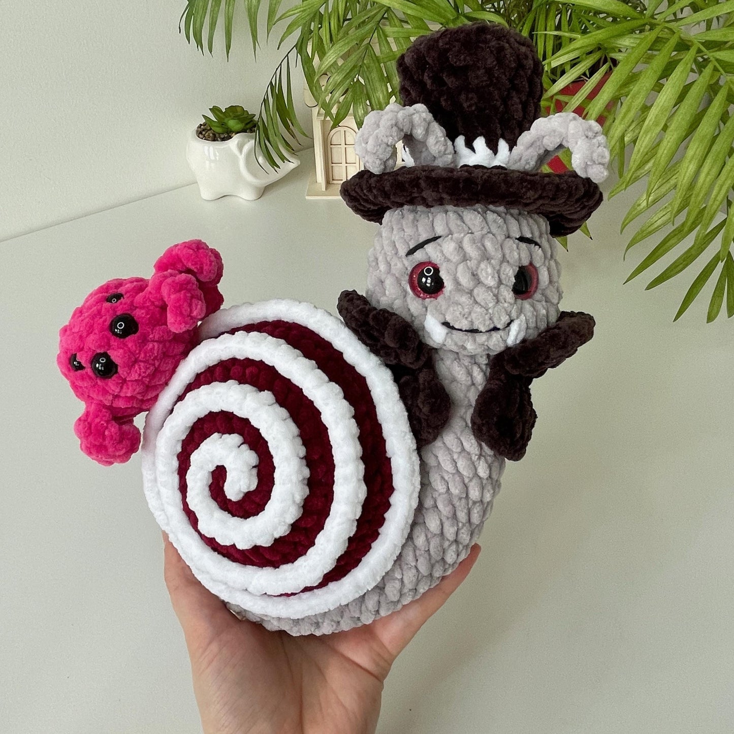 Vampire Snail Crochet Pattern