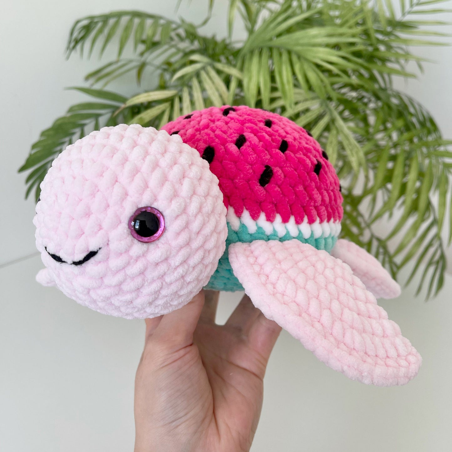 Watermelon Turtle Crochet Pattern