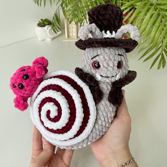 Vampire Snail Crochet Pattern