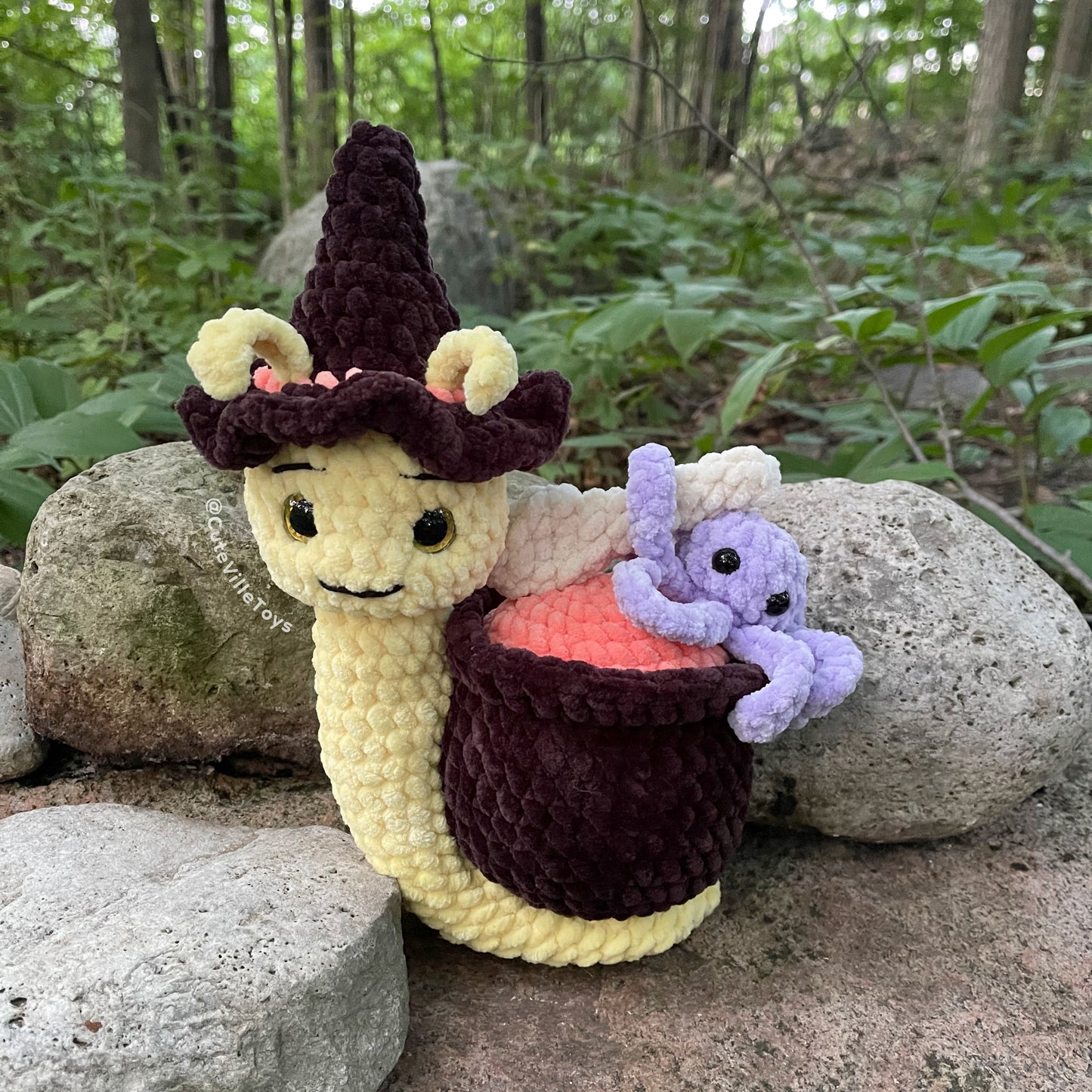 Halloween Snails 3-in-1 Crochet Pattern Bundle