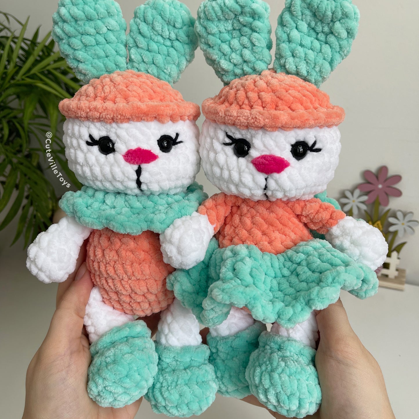 Carrot Bunny 2-in-1 Crochet Pattern