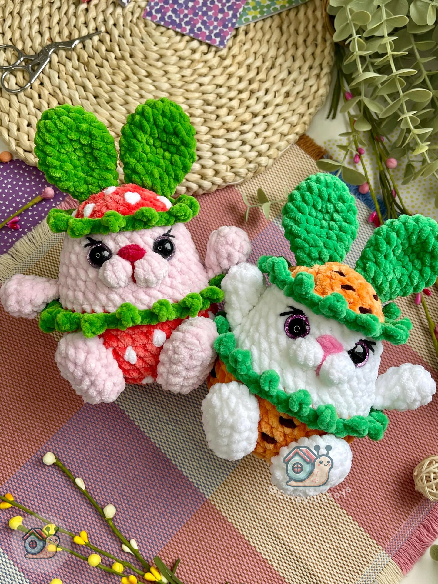 Bunny Outfit Friends Crochet Pattern