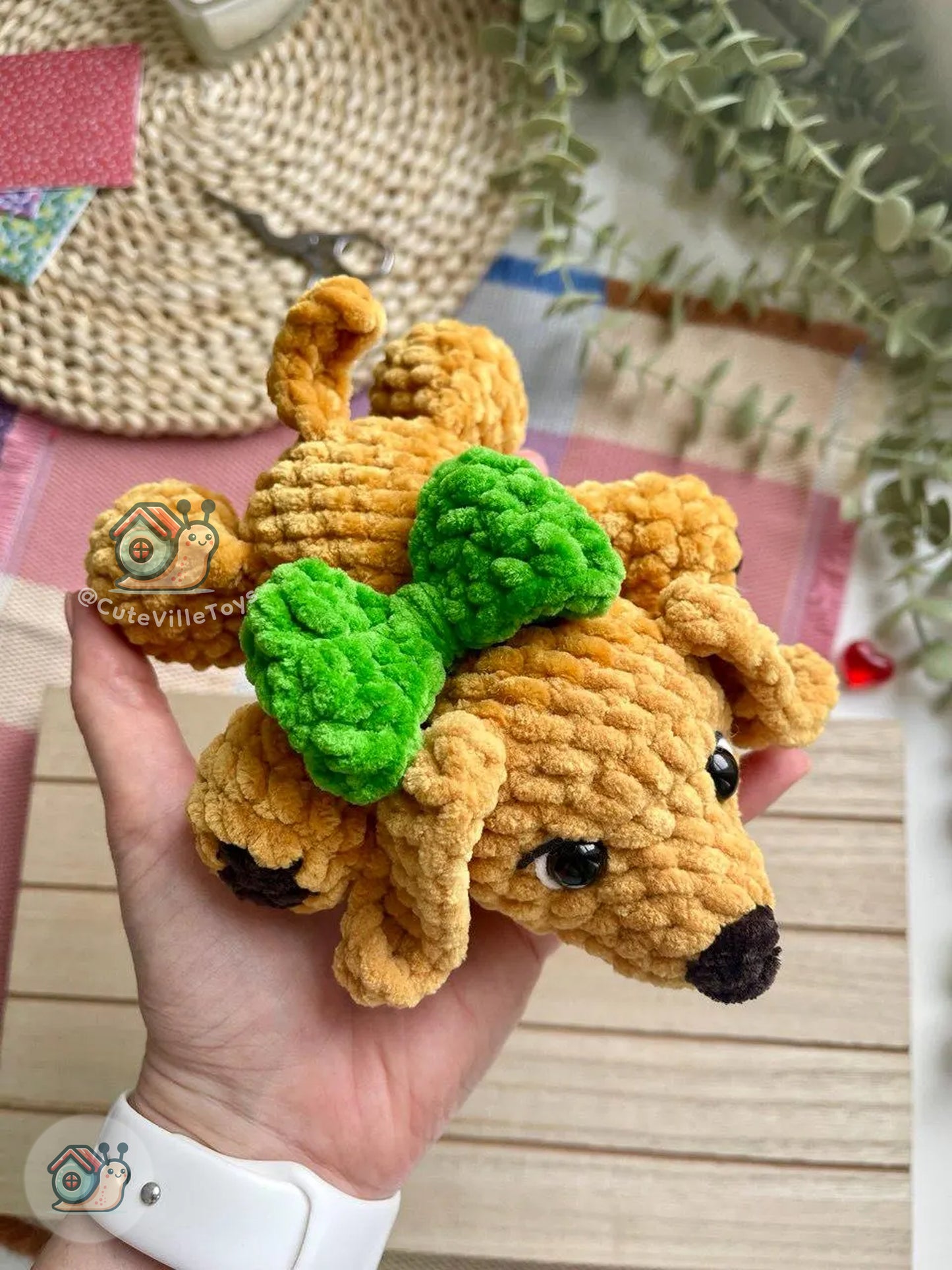 Tiny Puppy & Hot Dog Pup Crochet Pattern