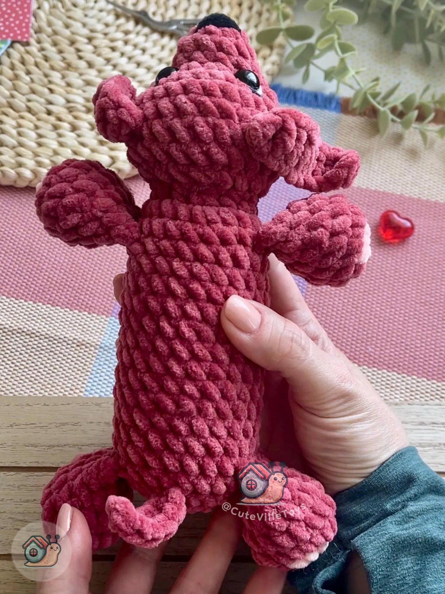 Tiny Puppy & Hot Dog Pup Crochet Pattern