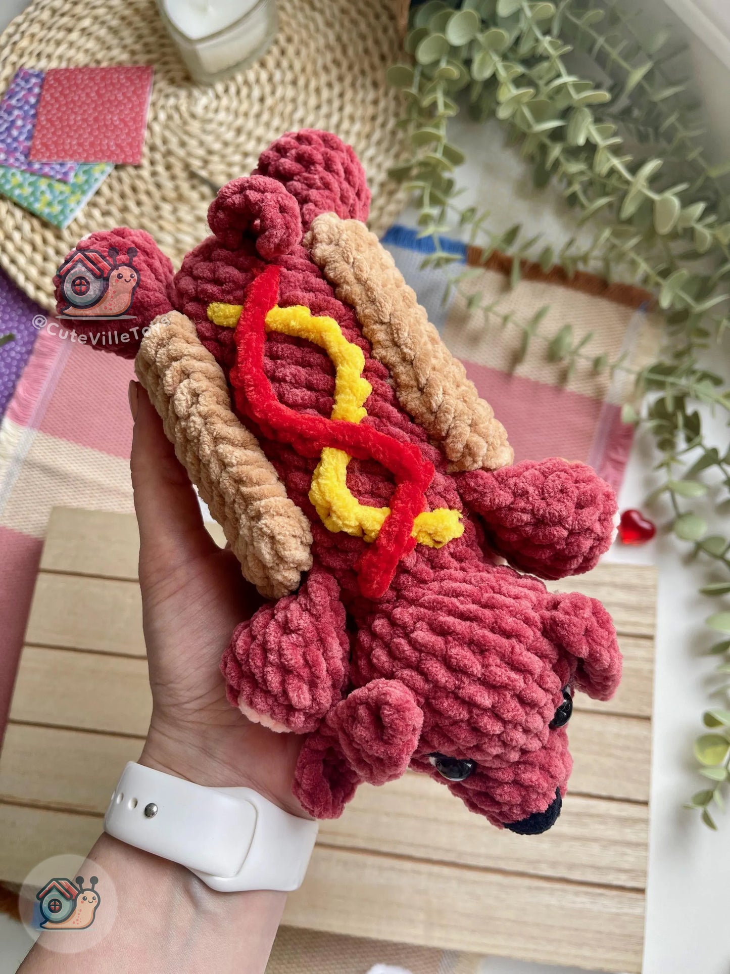 Tiny Puppy & Hot Dog Pup Crochet Pattern