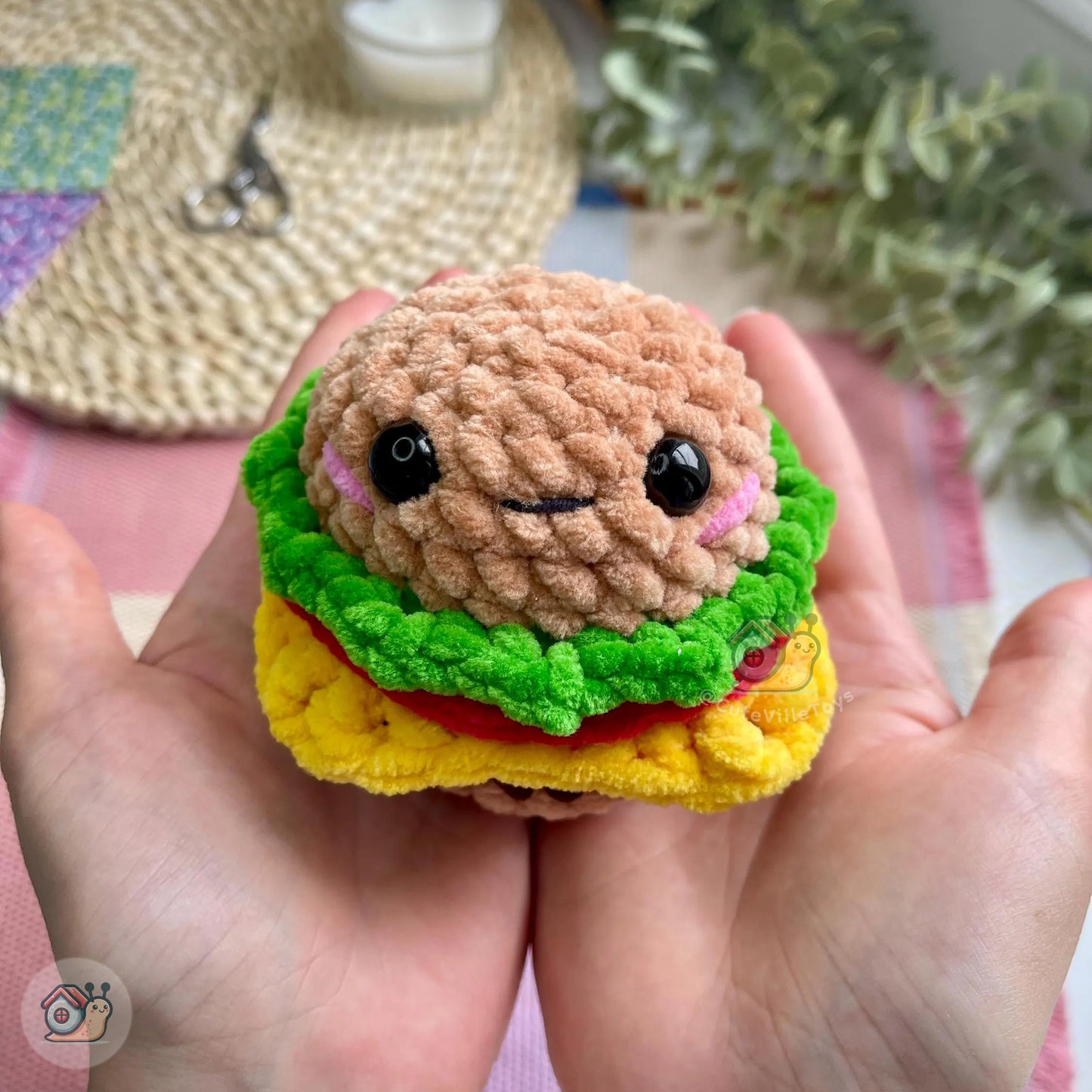 Burger Crochet Pattern