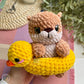 Audrey the Otter Crochet Pattern