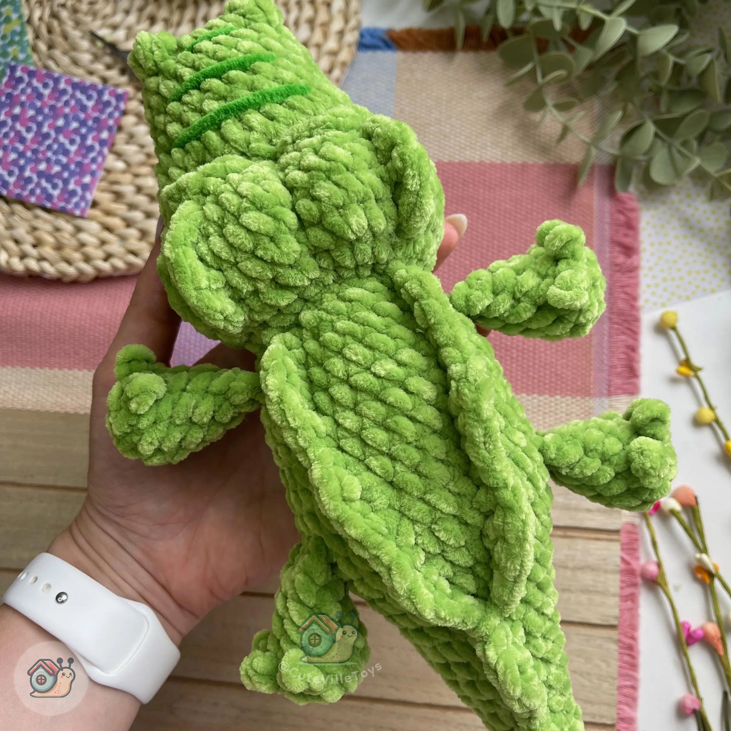 Lenny the Crocodile Crochet Pattern