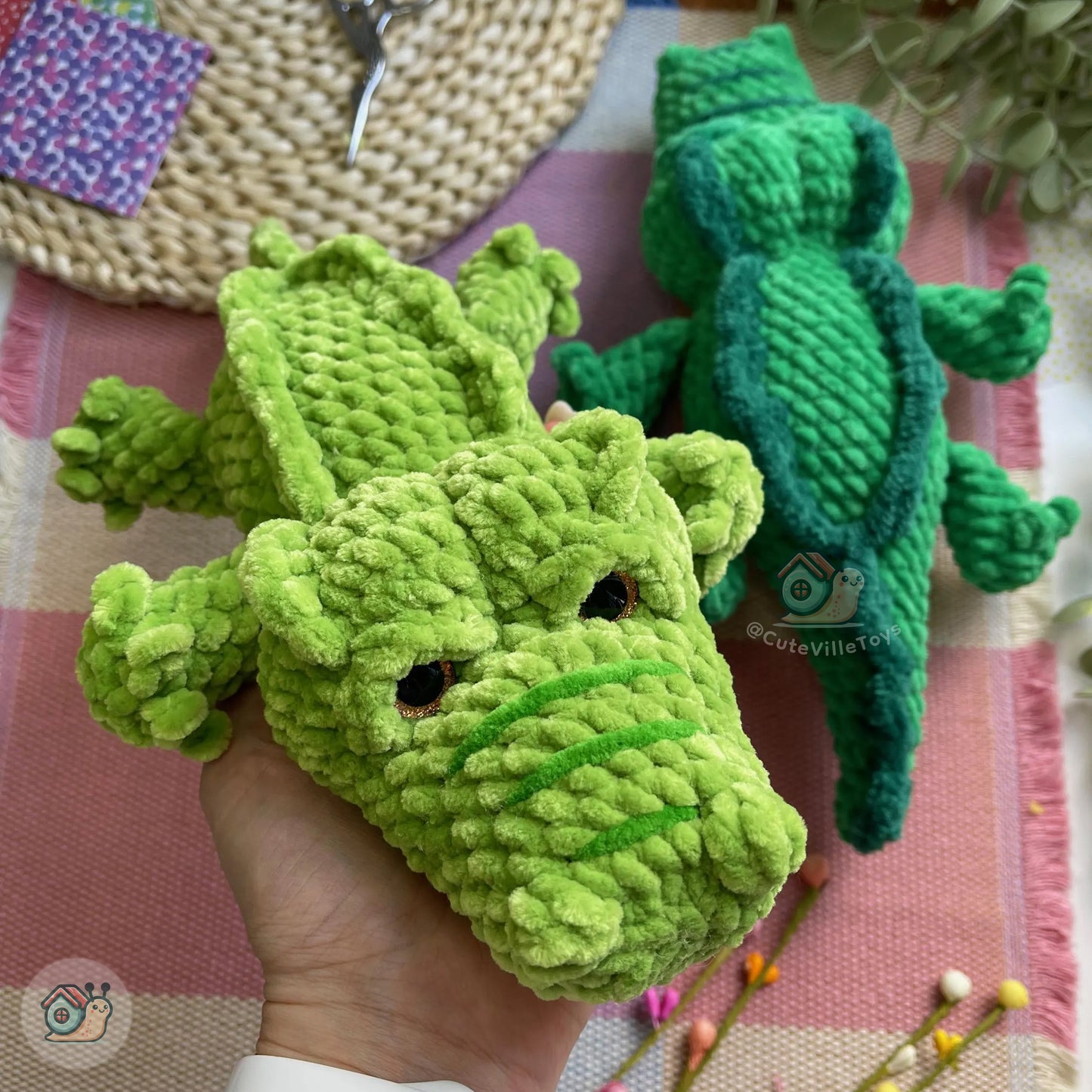 Lenny the Crocodile Crochet Pattern