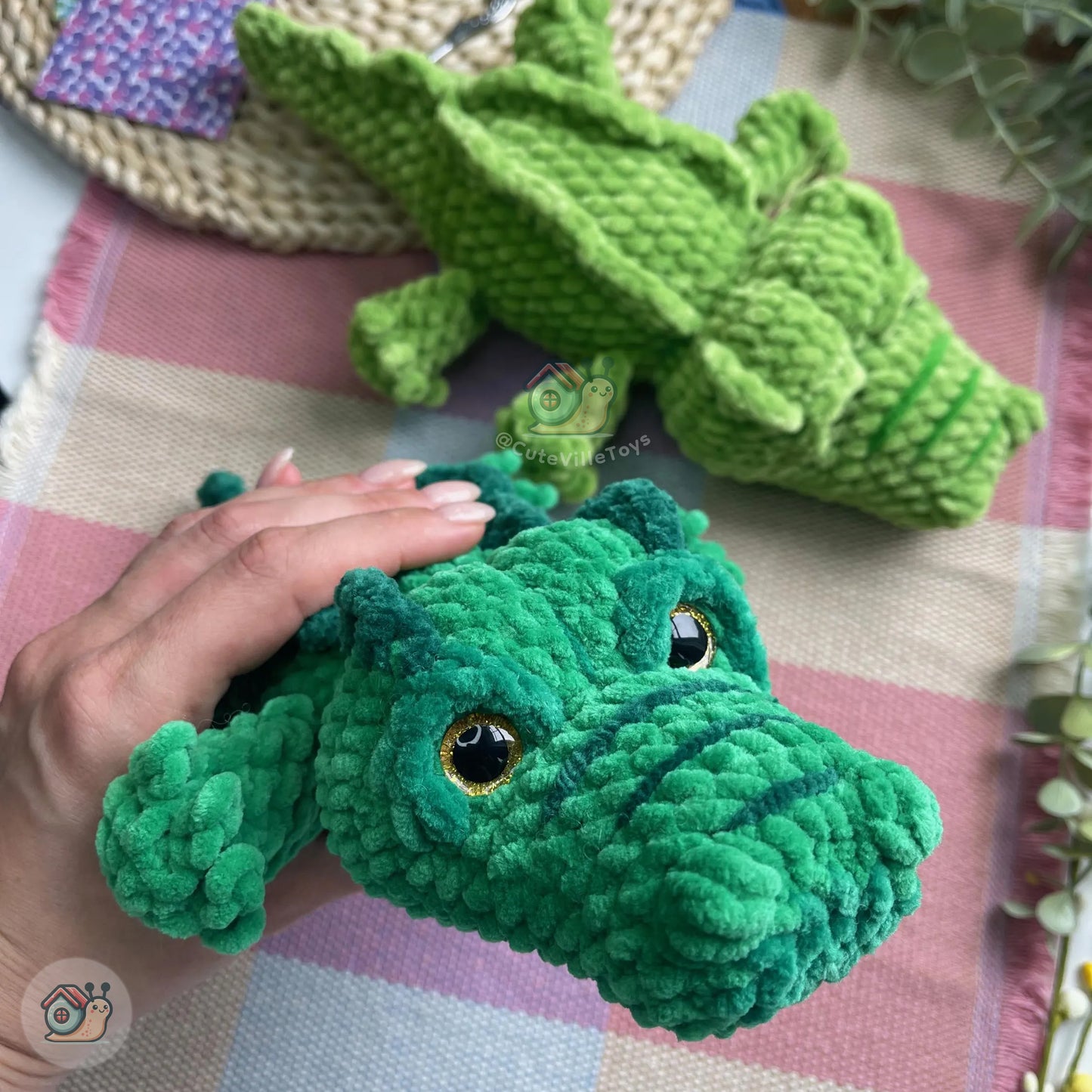 Lenny the Crocodile Crochet Pattern