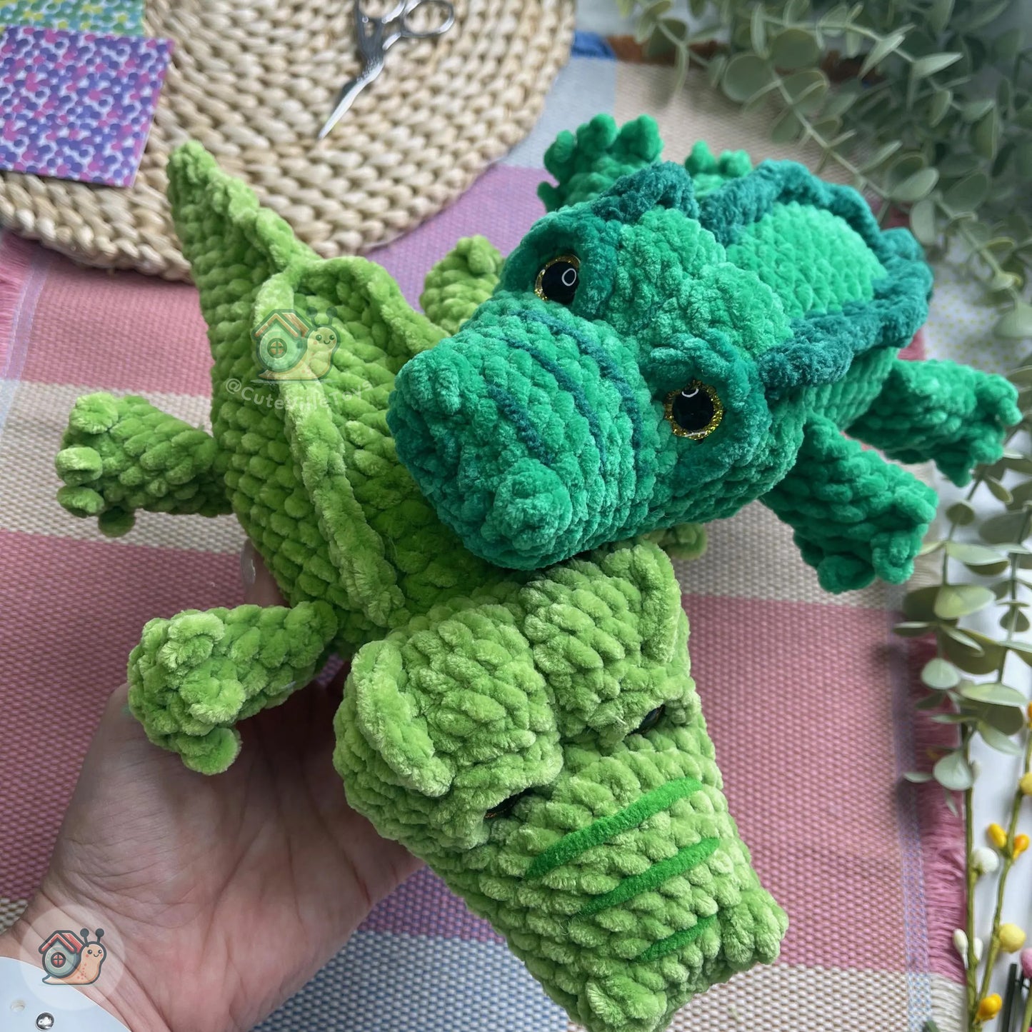 Lenny the Crocodile Crochet Pattern