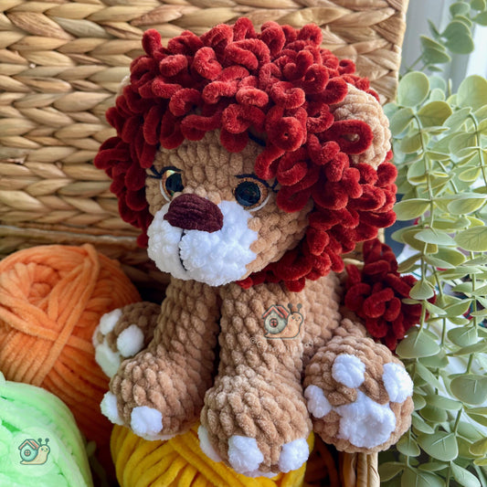 Percy the Lion Crochet Pattern