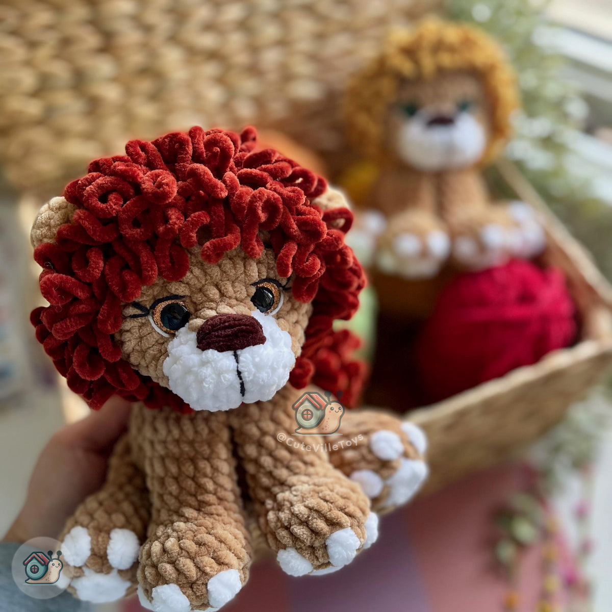 Percy the Lion Crochet Pattern