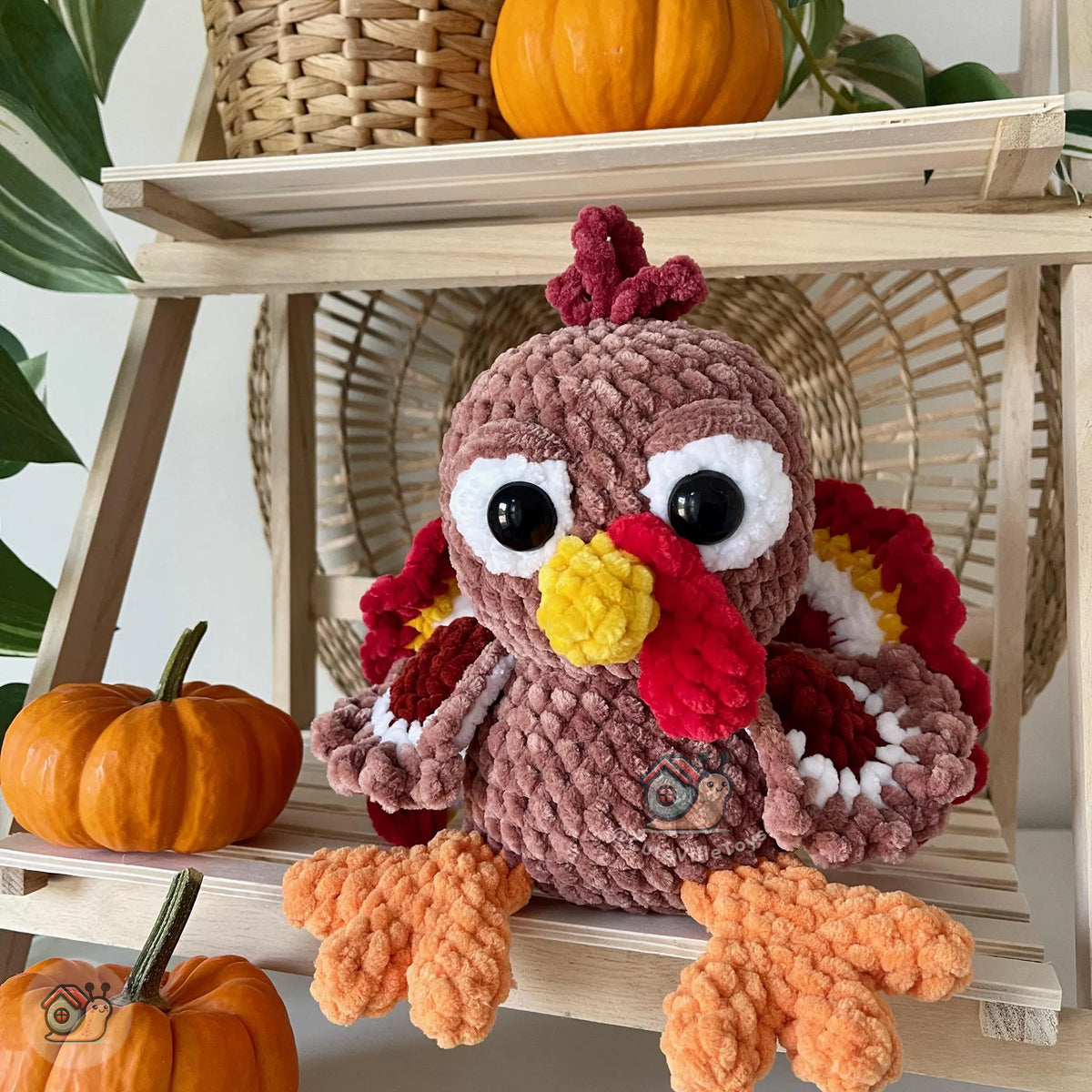 Louie the Turkey Crochet Pattern