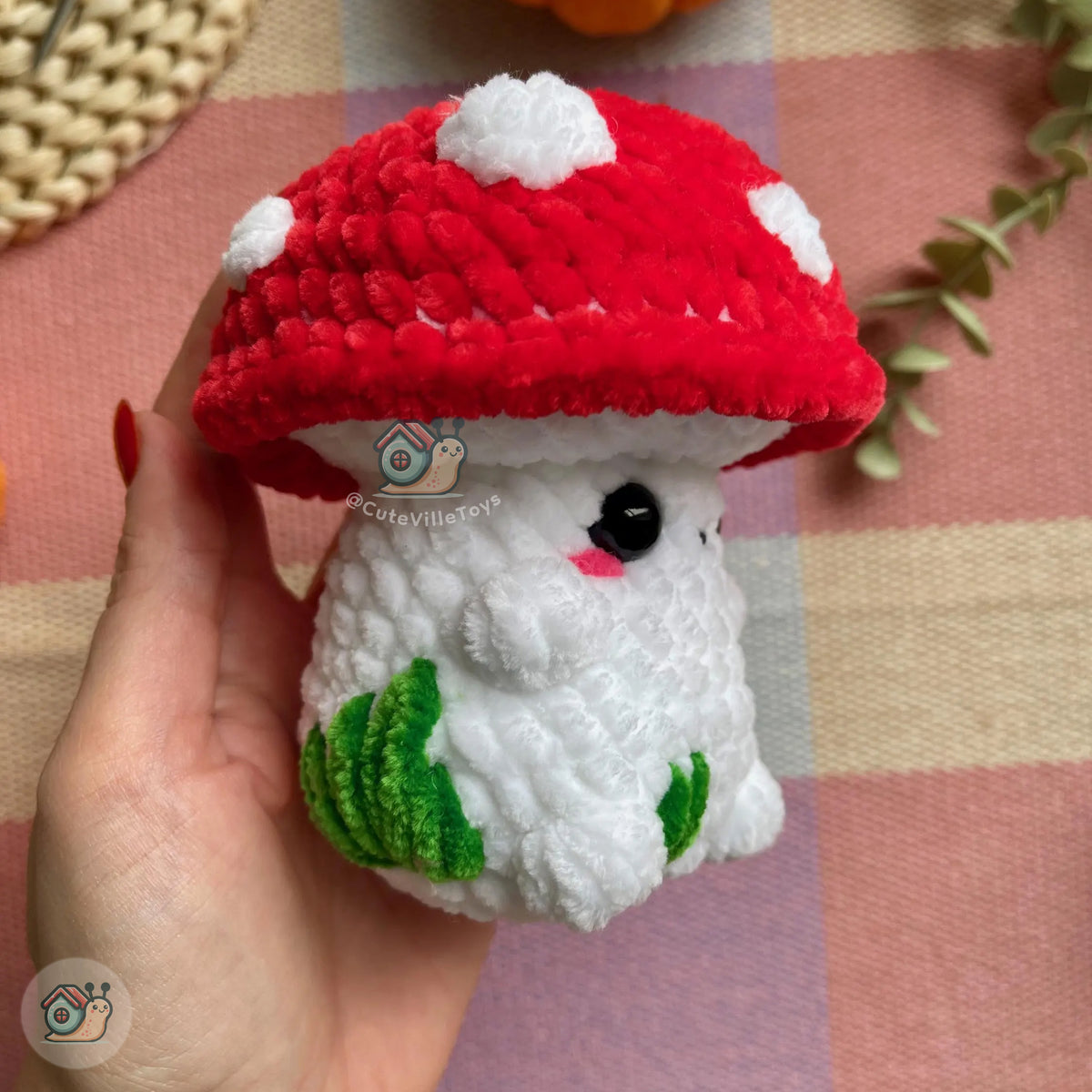 Mushie the Mushroom Crochet Pattern