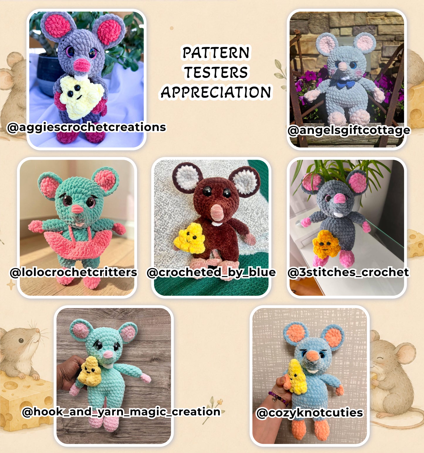 Mouse Crochet Pattern