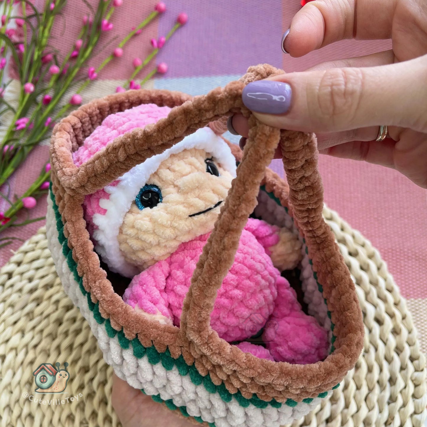 Baby Doll with Carrier Crochet Pattern