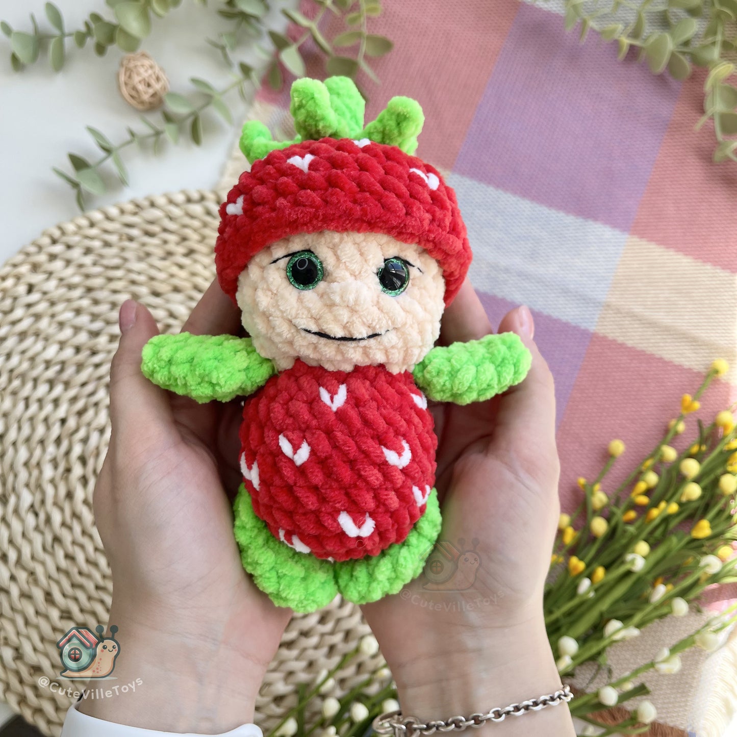 Baby Strawberry Crochet Pattern