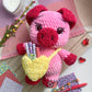 Postman Piggy Crochet Pattern