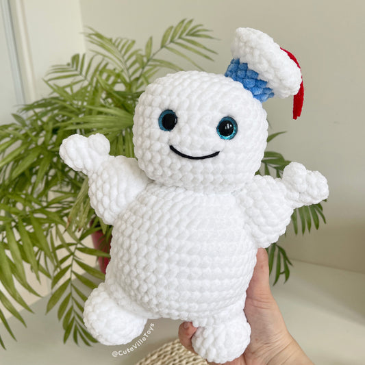 Mini-Puft Marshmallow Man Crochet Pattern