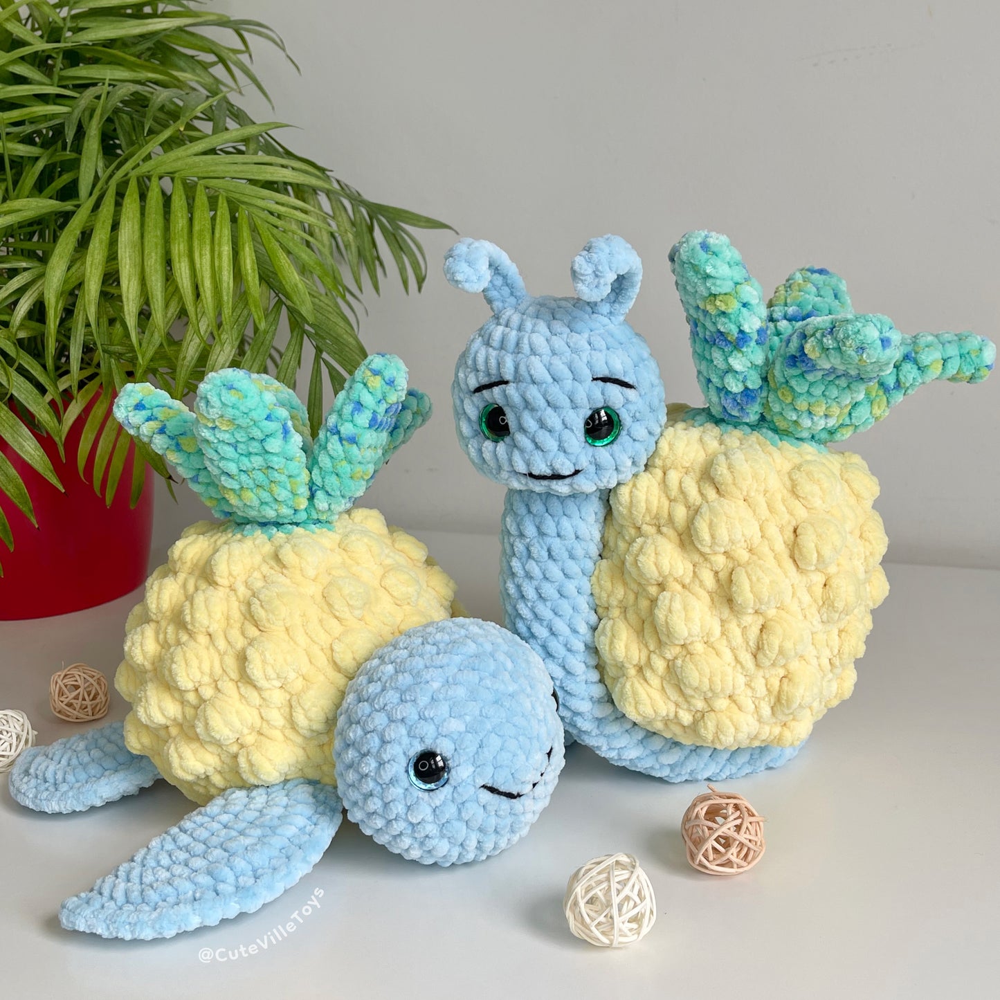 Pineapple 2-in-1 Crochet Pattern Bundle