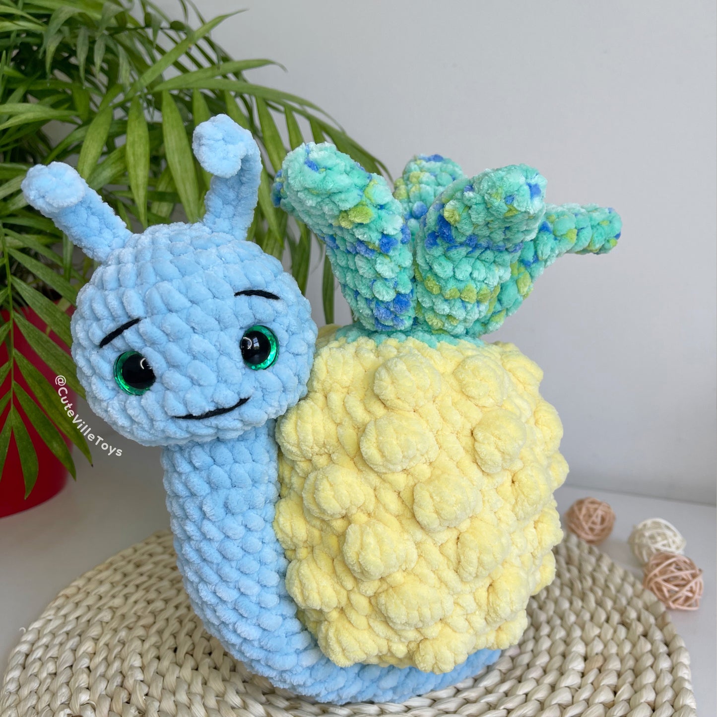 Pineapple Snail Crochet Pattern