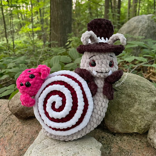 Vampire Snail Crochet Pattern